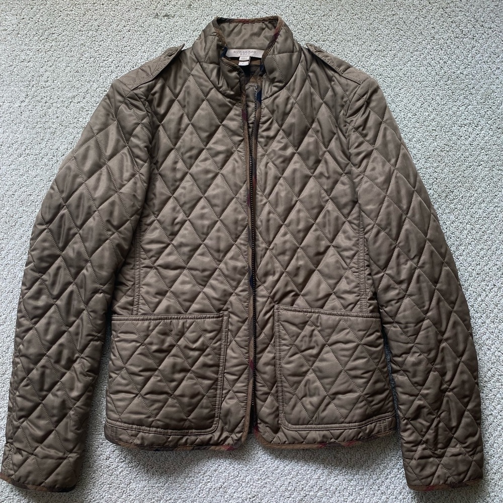 Burberry Brown Fernleigh Quilted Women Jacket